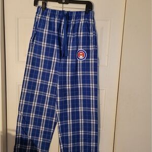 Box Craftman A04 -04 Chicago Cubs Pajama Pants Small Nwt Blue Flannel loft pants